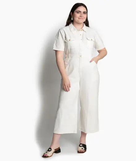 Sage Utility Jumpsuit (Cropped Inseam)
